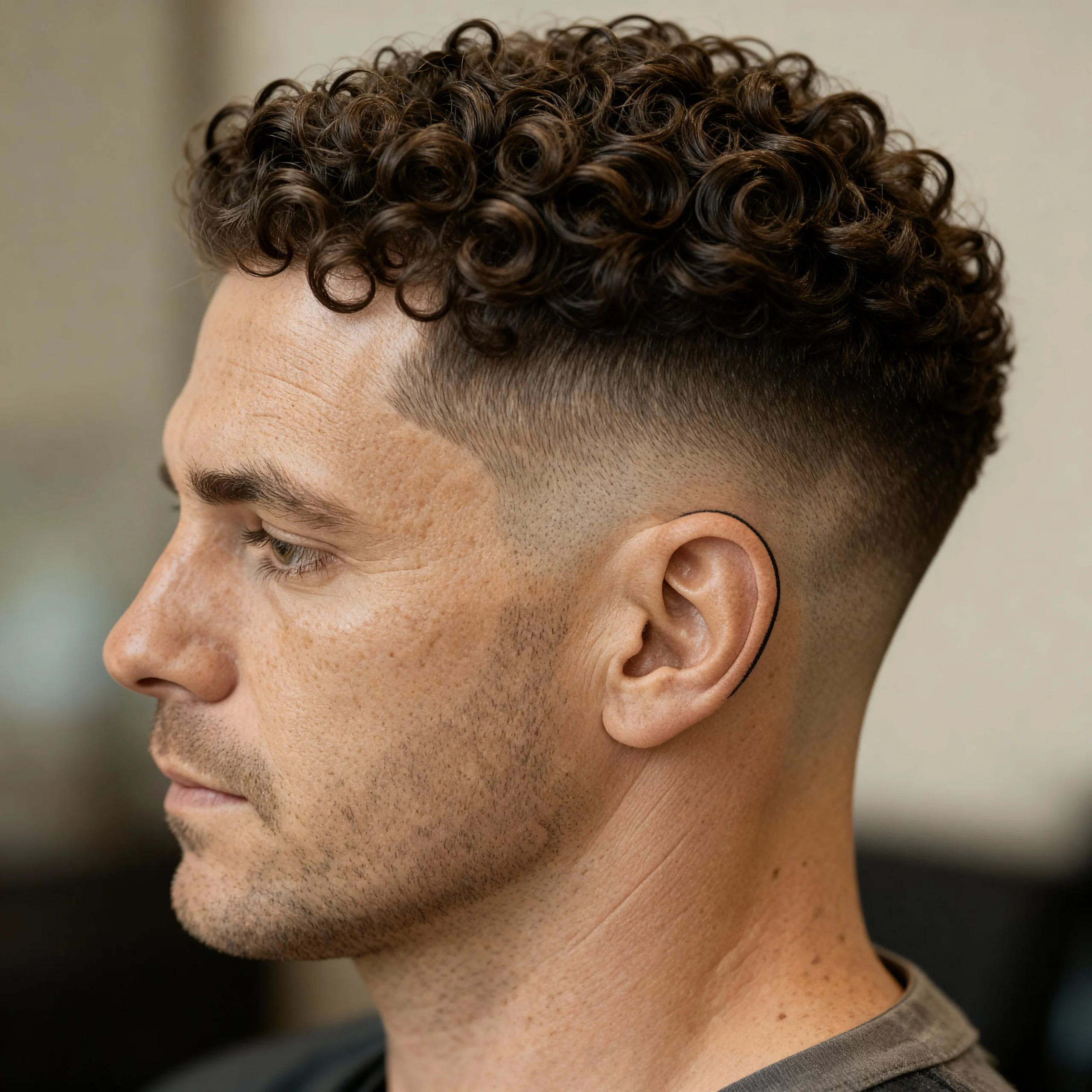 Low Taper Fade Haircut – Style & Maintenance Guide (2026) 6 Low Taper fade curly hairs- types of low taper fade - image