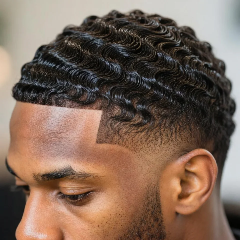 Low Taper Fade Haircut – Style & Maintenance Guide (2026) 7 low taper fade with waves - types of low taper fade - image