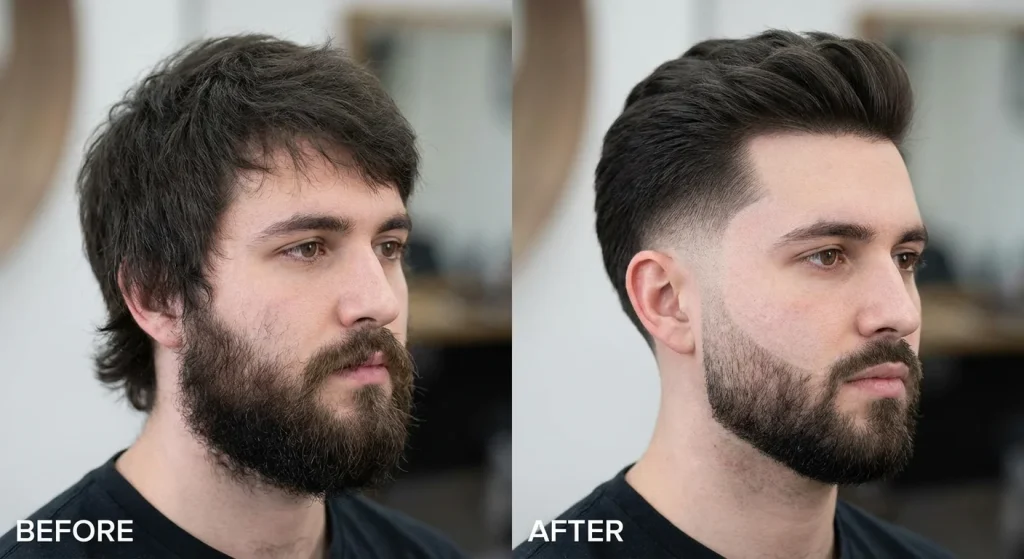 What is Burst Taper Fade – Variations & Guide (2026) 6 Burst taper fade before vs after - image