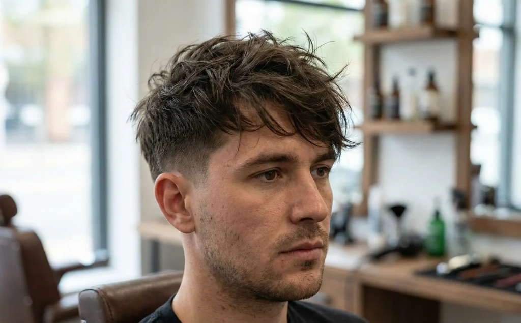 Shaggy taper fade - taper fade hairstyles