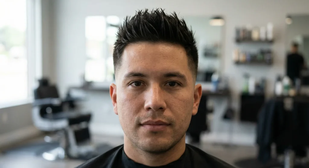 Spikey Taper Fade - Taper fade hairstyles